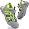 image:imageDaclay Kids Athletic Sandals Boys and Girls Outdoor Hiking Sports ClosedToe Sandal Pool Beach Shoes Summer Water ShoesGreenpxl24