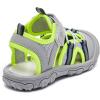 image:imageDaclay Kids Athletic Sandals Boys and Girls Outdoor Hiking Sports ClosedToe Sandal Pool Beach Shoes Summer Water ShoesGreenpxl24