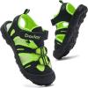 image:imageDaclay Kids Athletic Sandals Boys and Girls Outdoor Hiking Sports ClosedToe Sandal Pool Beach Shoes Summer Water ShoesGreenpxl27