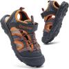 image:imageDaclay Kids Athletic Sandals Boys and Girls Outdoor Hiking Sports ClosedToe Sandal Pool Beach Shoes Summer Water ShoesOrangepxl28