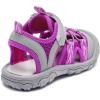 image:imageDaclay Kids Athletic Sandals Boys and Girls Outdoor Hiking Sports ClosedToe Sandal Pool Beach Shoes Summer Water ShoesPurplepxl24