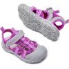 image:imageDaclay Kids Athletic Sandals Boys and Girls Outdoor Hiking Sports ClosedToe Sandal Pool Beach Shoes Summer Water ShoesPurplepxl24