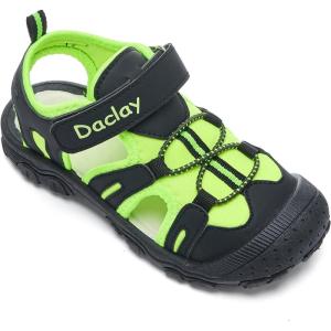 image:imageDaclay Kids Athletic Sandals Boys and Girls Outdoor Hiking Sports ClosedToe Sandal Pool Beach Shoes Summer Water ShoesGreenpxl27
