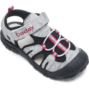 image:imageDaclay Kids Athletic Sandals Boys and Girls Outdoor Hiking Sports ClosedToe Sandal Pool Beach Shoes Summer Water ShoesGreypxl27