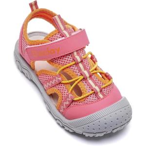 image:imageDaclay Kids Athletic Sandals Boys and Girls Outdoor Hiking Sports ClosedToe Sandal Pool Beach Shoes Summer Water ShoesPinkpxl26