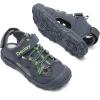 image:imageDaclay Kids Athletic Sandals Boys and Girls Outdoor Hiking Sports ClosedToe Sandal Pool Beach Shoes Summer Water ShoesGreenpxl28