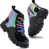 image:imageDaclay Toddler Boys Girls Side Zipper Boots Kids Work Boots Winter Snow Boot Hiking Outdoor Shoes Hook amp LoopBlackygt28