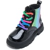 image:imageDaclay Toddler Boys Girls Side Zipper Boots Kids Work Boots Winter Snow Boot Hiking Outdoor Shoes Hook amp LoopBlackygt28