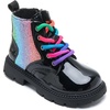 image:imageDaclay Toddler Boys Girls Side Zipper Boots Kids Work Boots Winter Snow Boot Hiking Outdoor Shoes Hook amp LoopBlackygt28