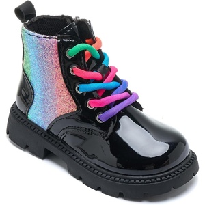 image:imageDaclay Toddler Boys Girls Side Zipper Boots Kids Work Boots Winter Snow Boot Hiking Outdoor Shoes Hook amp LoopBlackygt28