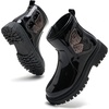 image:imageDaclay Toddler Boys Girls Side Zipper Boots Kids Work Boots Winter Snow Boot Hiking Outdoor Shoes Hook amp LoopBlacklh1