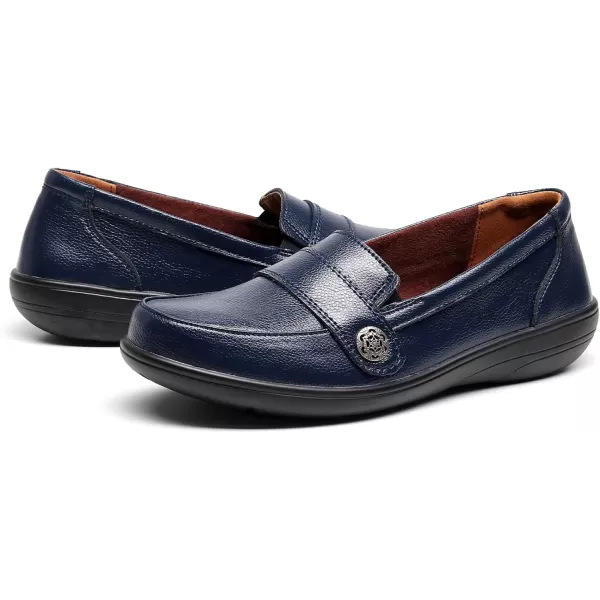 VenusCelia Women's Band Walking Flat Loafer