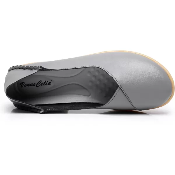 VenusCelia Women's Bare Walking Flat Loafer