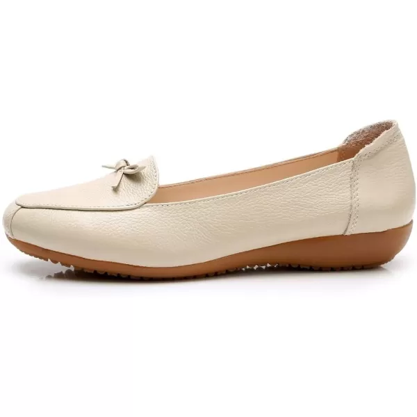 VenusCelia Women's Bowknot Wide Flat Shoe