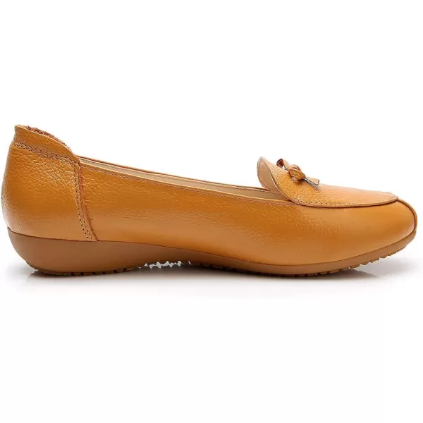 VenusCelia Women's Bowknot Wide Flat Shoe