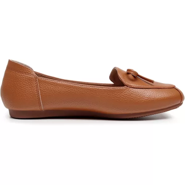 VenusCelia Women's Bowknot Wide Flat Shoe