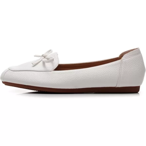 VenusCelia Women's Bowknot Wide Flat Shoe