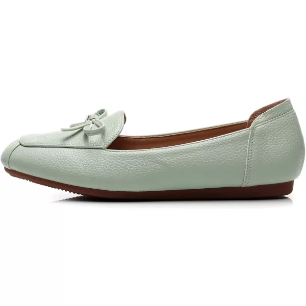 VenusCelia Women's Bowknot Wide Flat Shoe