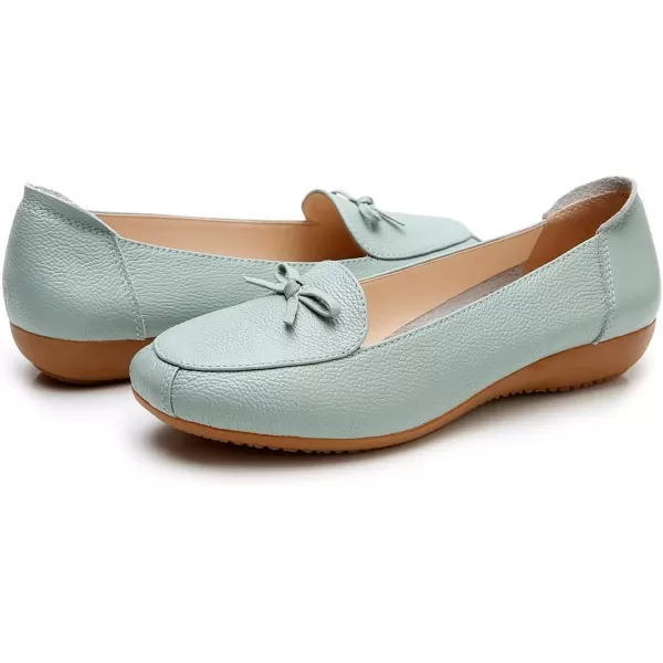 VenusCelia Women's Bowknot Wide Flat Shoe