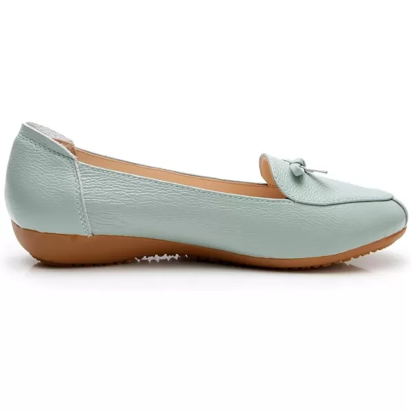 VenusCelia Women's Bowknot Wide Flat Shoe