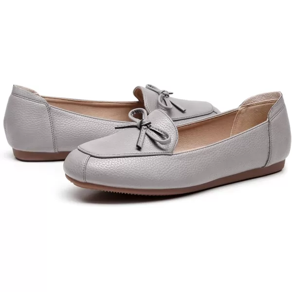 VenusCelia Women's Bowknot Wide Flat Shoe