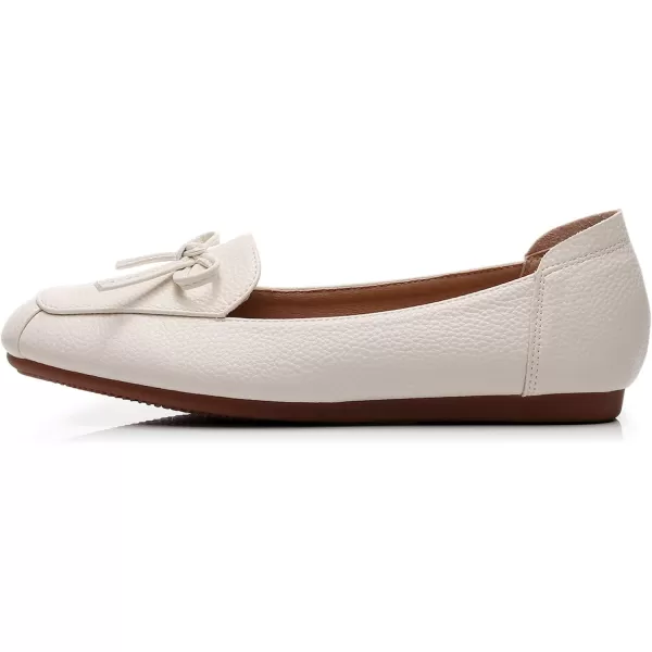 VenusCelia Women's Bowknot Wide Flat Shoe