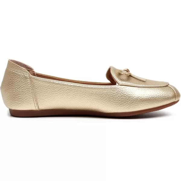 VenusCelia Women's Bowknot Wide Flat Shoe