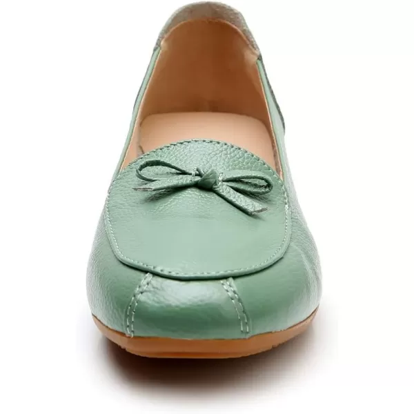 VenusCelia Women's Bowknot Wide Flat Shoe