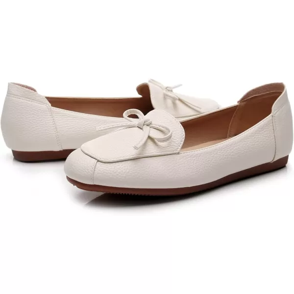 VenusCelia Women's Bowknot Wide Flat Shoe