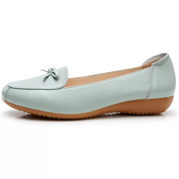 VenusCelia Women's Bowknot Wide Flat Shoe