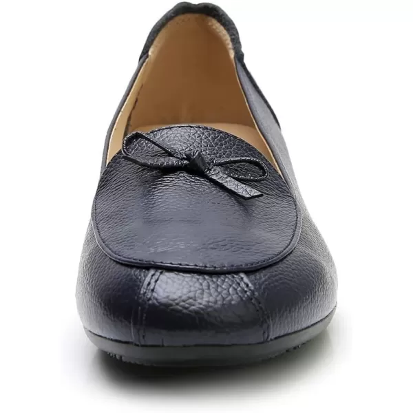 VenusCelia Women's Bowknot Wide Flat Shoe