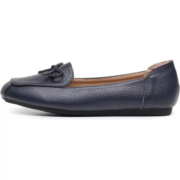 VenusCelia Women's Bowknot Wide Flat Shoe