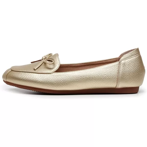 VenusCelia Women's Bowknot Wide Flat Shoe