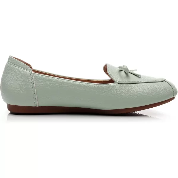 VenusCelia Women's Bowknot Wide Flat Shoe