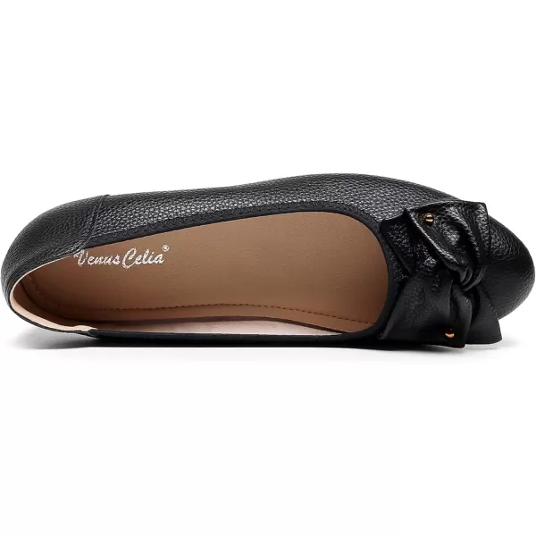 VenusCelia Women's Bows Dance Flats Shoes