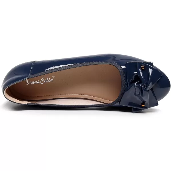 VenusCelia Women's Bows Dance Flats Shoes