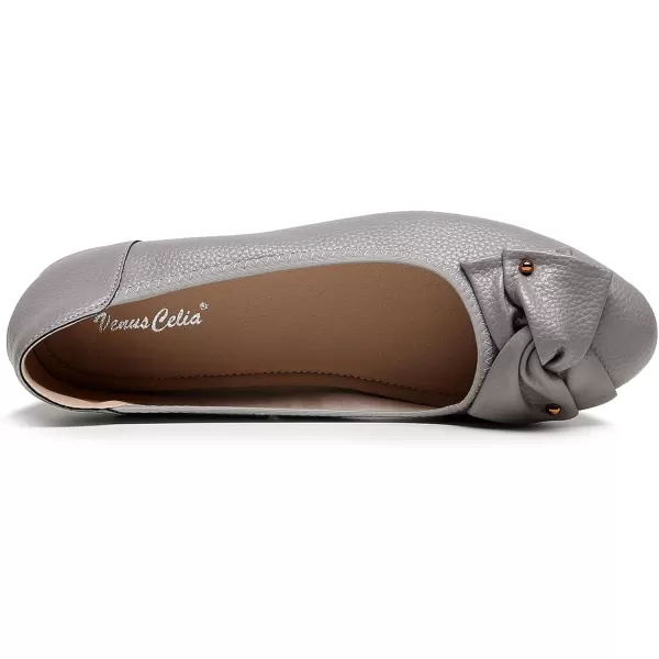 VenusCelia Women's Bows Dance Flats Shoes