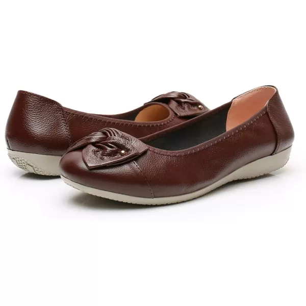 VenusCelia Women's Bows Dance Flats Shoes