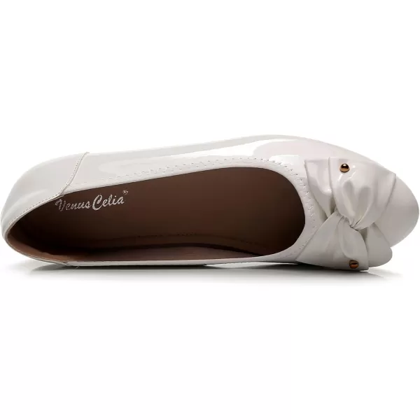 VenusCelia Women's Bows Dance Flats Shoes