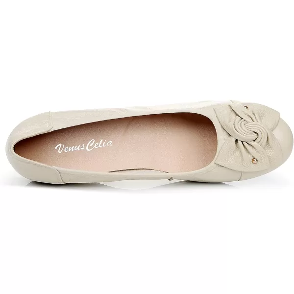 VenusCelia Women's Bows Dance Flats Shoes