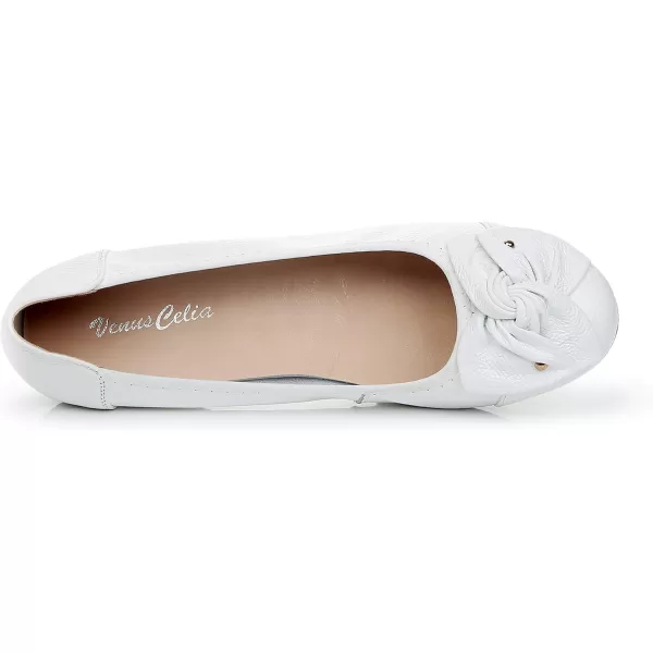 VenusCelia Women's Bows Dance Flats Shoes