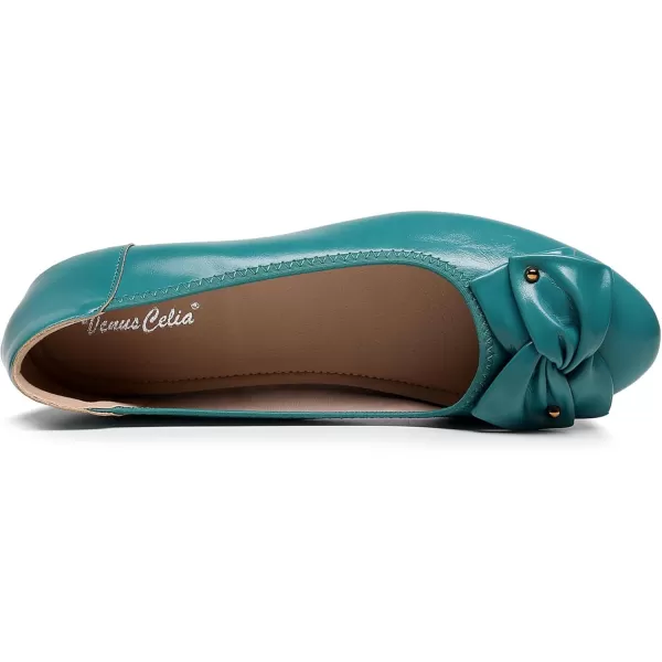 VenusCelia Women's Bows Dance Flats Shoes