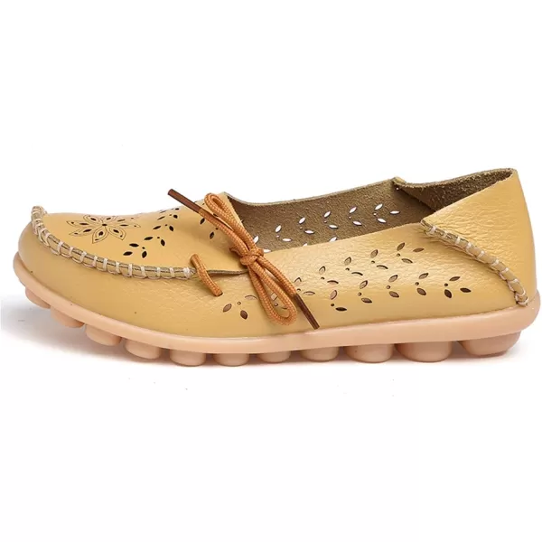 VenusCelia Women's Breathable Comfort Walking Office Flat Loafer)