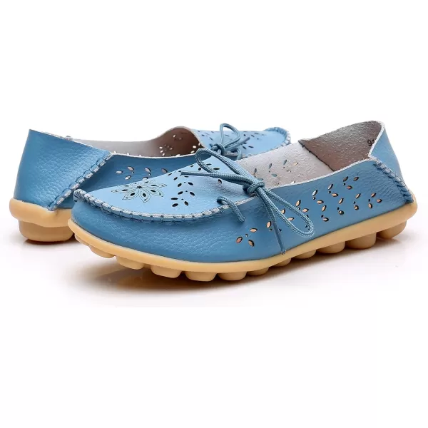 VenusCelia Women's Breathable Comfort Walking Office Flat Loafer)