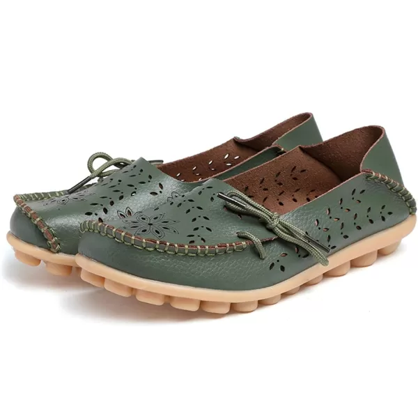 VenusCelia Women's Breathable Comfort Walking Office Flat Loafer)