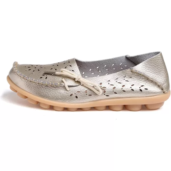 VenusCelia Women's Breathable Comfort Walking Office Flat Loafer)