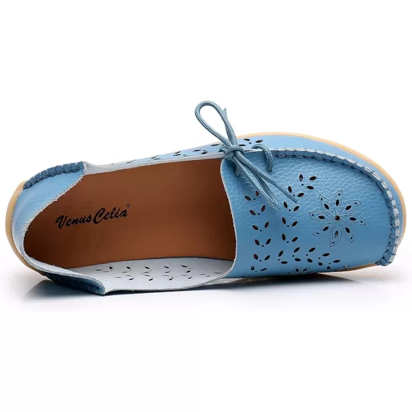 VenusCelia Women's Breathable Comfort Walking Office Flat Loafer)