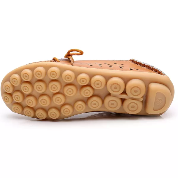 VenusCelia Women's Breathable Comfort Walking Office Flat Loafer)