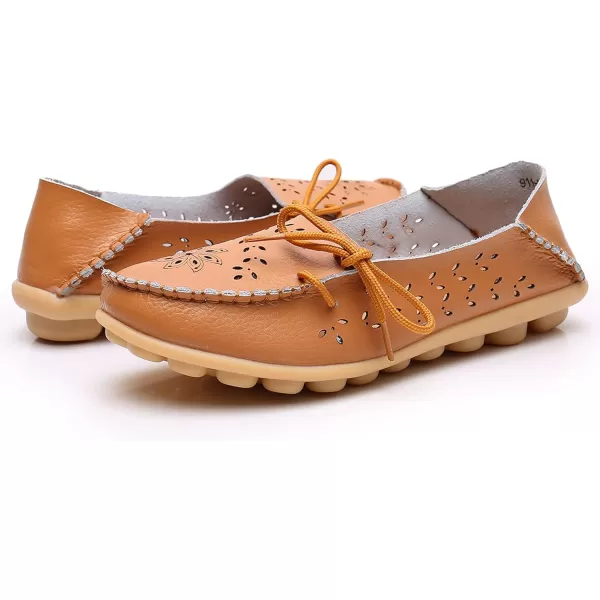 VenusCelia Women's Breathable Comfort Walking Office Flat Loafer)