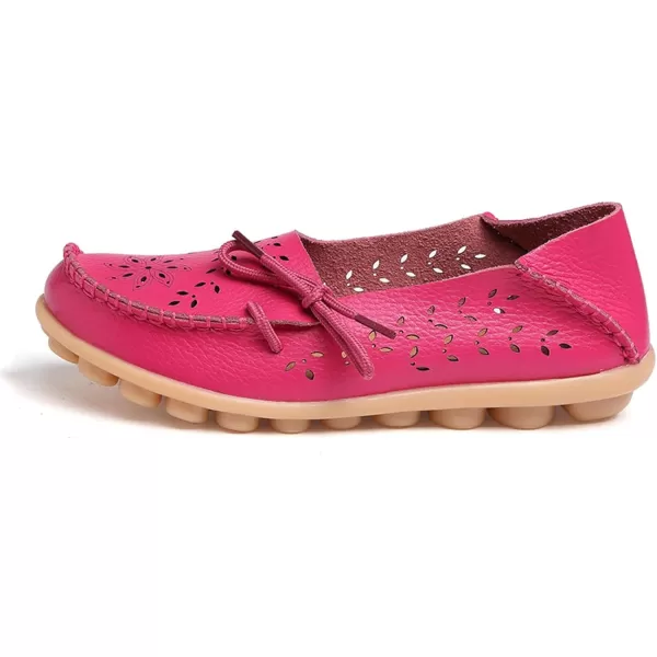 VenusCelia Women's Breathable Comfort Walking Office Flat Loafer)